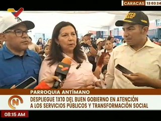 1x10 del Buen Gobierno atiende servicios públicos en Antímano para beneficio de más 8 mil familias