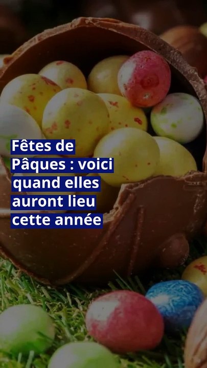 Fêtes de Pâques : voici quand elles auront lieu cette année