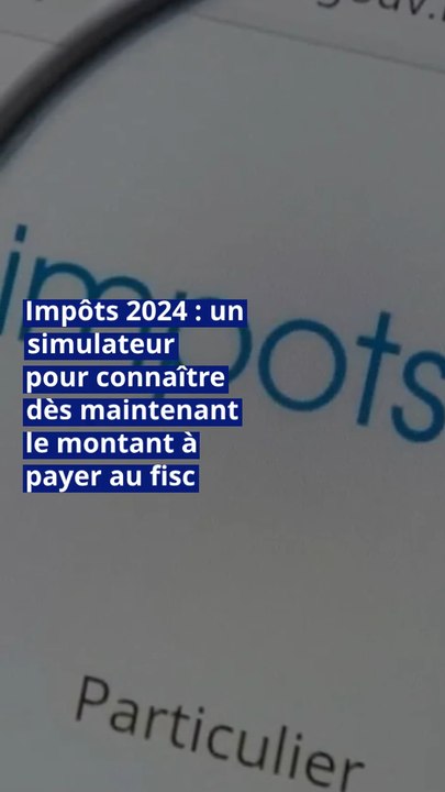 Impôts 2024 : un simulateur pour connaître dès maintenant le montant à payer au fisc