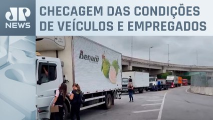 Auditores barram entrada de 25 caminhões no Porto do RJ