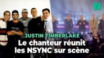 Justin Timberlake refait chanter les NSYNC sur scène