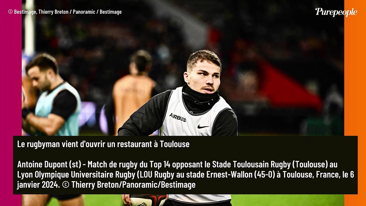 Antoine Dupont ouvre un restaurant à Toulouse ! Découverte de l'établissement moderne dans un "lieu chargé d'histoire"