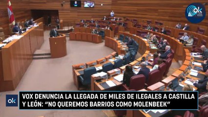 Vox denuncia la llegada de miles de ilegales a Castilla y León: "No queremos barrios como Molenbeek"