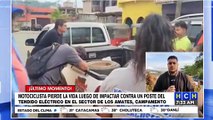 Motociclista impacta con poste y termina muerto en Campamento, Olancho