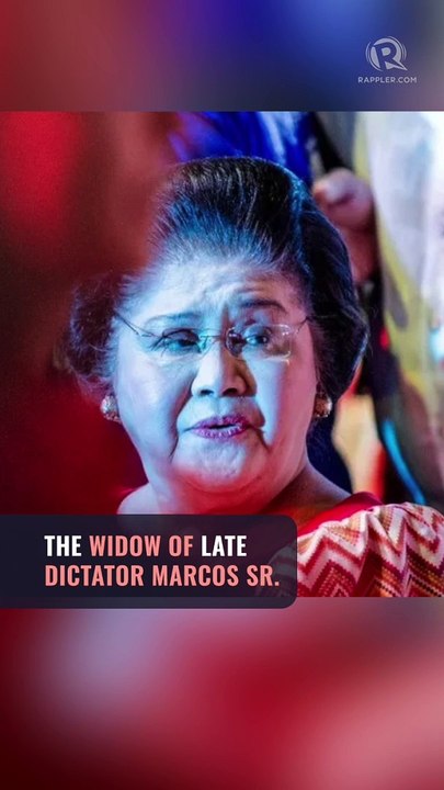 Marcos says mom Imelda has recovered after battle with pneumonia