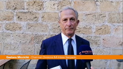 Miccichè "Le banche sono fondamentali per lo sviluppo"