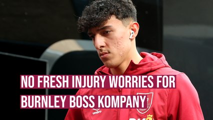 Vincent Kompany issues an injury update ahead of Brentford fixture
