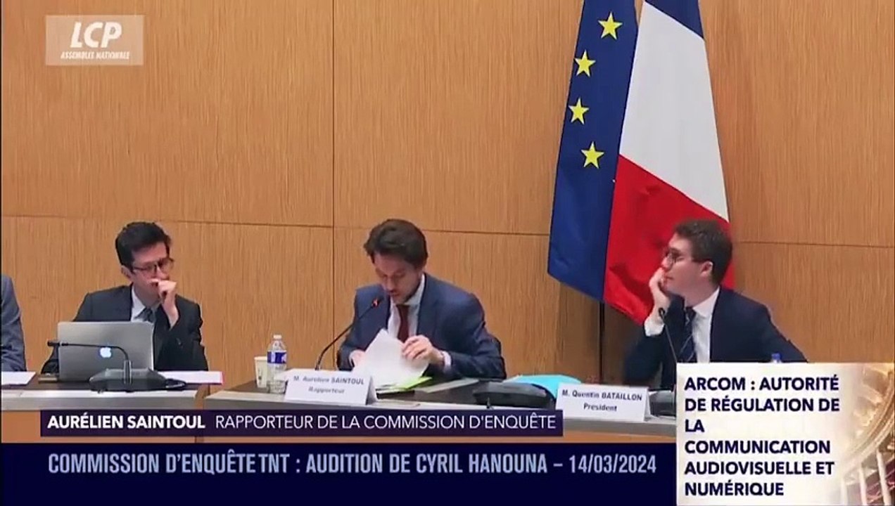 Commission d'enquête : Une nouvelle fois le député Insoumis Aurélien Saintoul dérape en s'en prenant au salaire de Cyril Hanouna : "Pourquoi vous ne baissez pas votre rémunération ?"