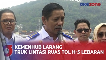 Kemenhub Larang Truk Lintasi Ruas Tol dan Jalan Arteri H-5 Lebaran