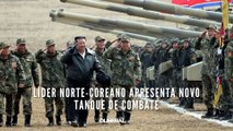 Líder norte-coreano apresenta novo tanque de combate