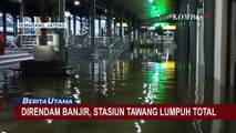 Imbas Banjir, Perjalanan Kereta Dari Stasiun Tawang Semarang Tujuan Surabaya Dialihkan