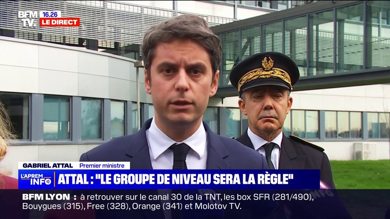 Gabriel Attal: "Tous les efforts qui ont été consentis (...) depuis 2017 à l'école primaire commencent à porter leurs fruits"