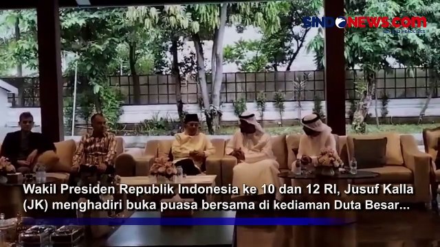Buka Puasa Bersama Wapres Jusuf Kalla, Duta Besar UEA Sebut Telah Berikan Bantuan 21 Ton untuk Palestina