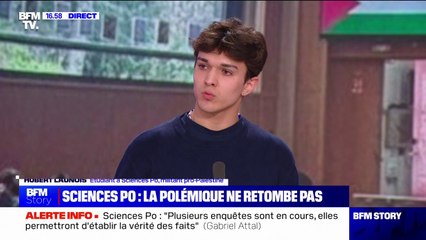 Hubert Launois, étudiant à Sciences Po: "Il y a vraiment de l'instrumentalisation qui est malhonnête"
