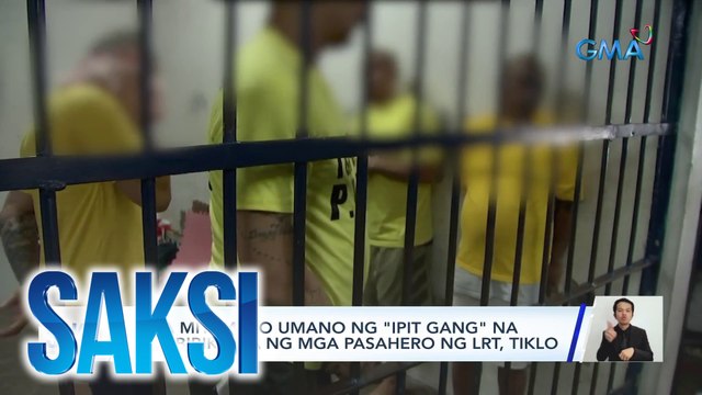 4 na miyembro umano ng Ipit gang na nambibiktima ng mga pasahero ng LRT, tiklo | Saksi