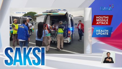 2 tripulanteng Pinoy na sugatan sa pag-atake ng Houthi sa Gulf of Aden, balik-Pilipinas na! | Saksi