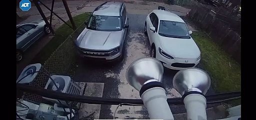 Tree Branch Crushes SUV