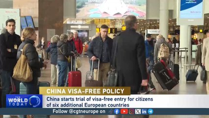 Download Video: China’s visa-free policy for six European countries begins Thursday