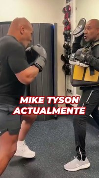 Mike Tyson y su primer entrenamiento para el combate ante Jake Paul