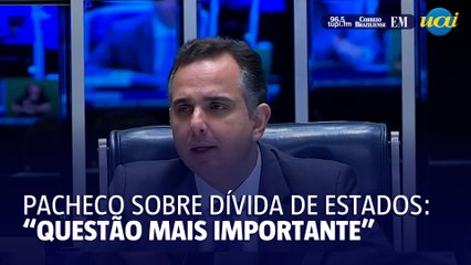 Pacheco: "O estado de MG é um dos totalmente endividados"
