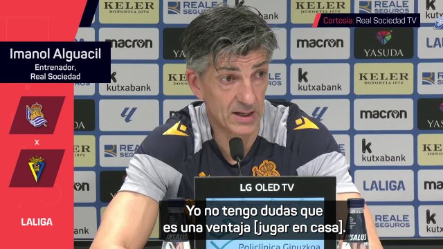 Imanol: Tenemos unas ganas locas de ganar de una santa vez en casa