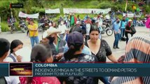 Indigenous minga in Colombia demands fulfillment of Petro's program