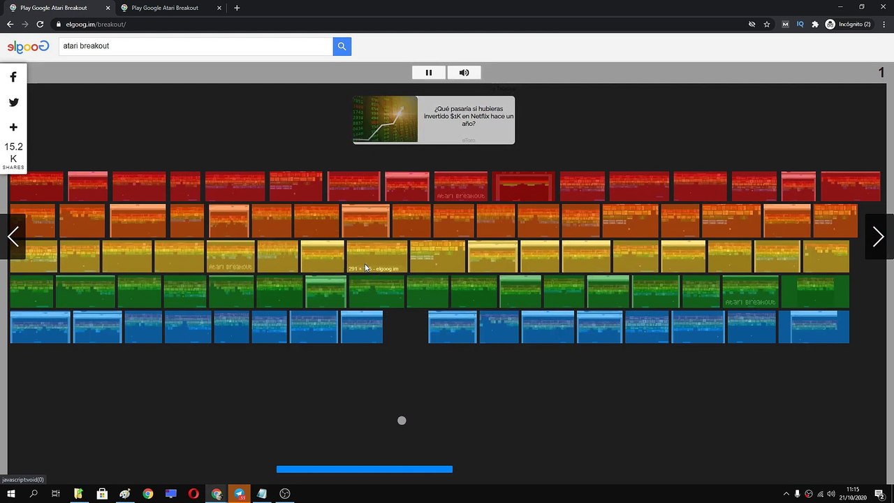  Como JUGAR a ARKANOID (BREAKOUT) en GOOGLE FÁCIL y RÁPIDO
