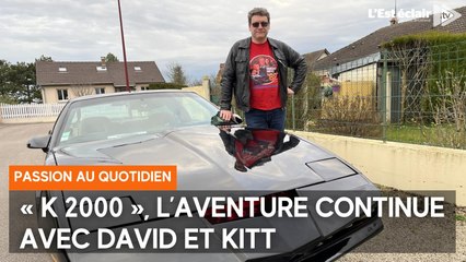 Passionné de la série k 2000, il transforme une Pontiac en KITT