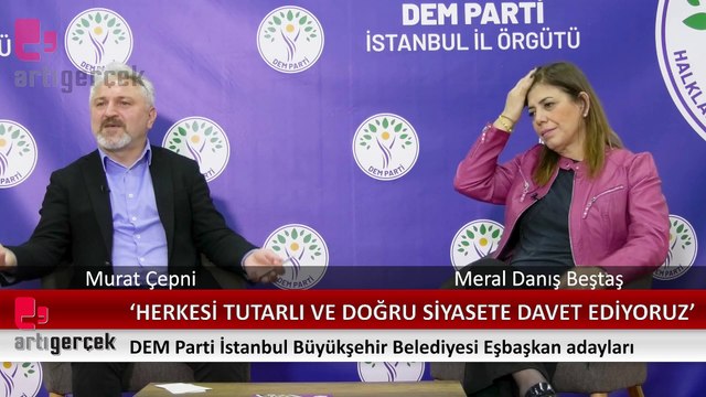DEM Parti İBB adayları Beştaş ve Çepni: Benim de Kürt arkadaşlarım var diyerek kimseyi kandıramazsınız