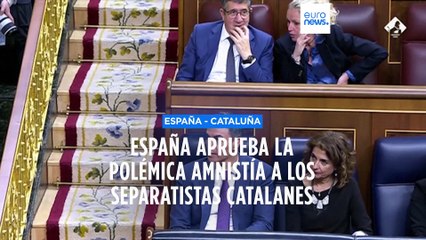 España aprueba la Ley de Amnistía para los líderes catalanes del 'procés'
