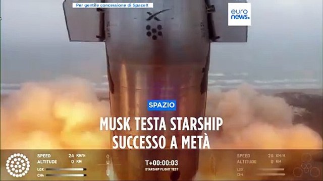 Spazio, SpaceX di Musk lancia con successo la nuova Starship