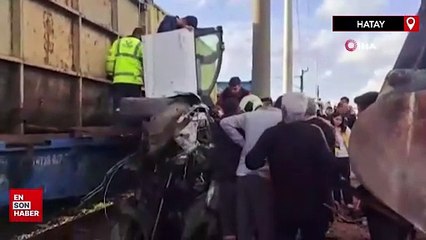 Hatay’da feci kaza