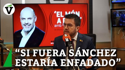 Aragonès afirma que habló el martes con Yolanda Díaz sobre los Presupuestos Generales: "Si fuera Pedro Sánchez estaría enfadado"