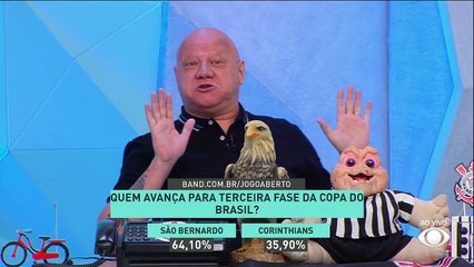 Debate Jogo Aberto: Corinthians x São Bernardo, quem avança para na Copa do Brasil?
