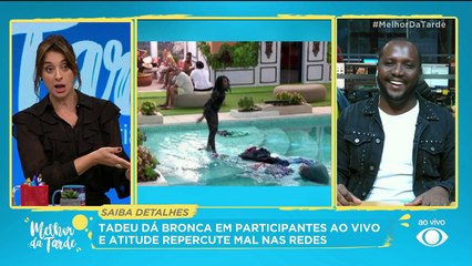 Tadeu dá bronca em participantes e internet não perdoa | Melhor da Tarde