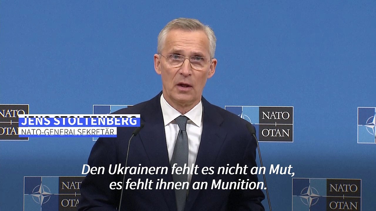 Nato-Generalsekretär Stoltenberg fordert mehr Militärhilfe für Kiew