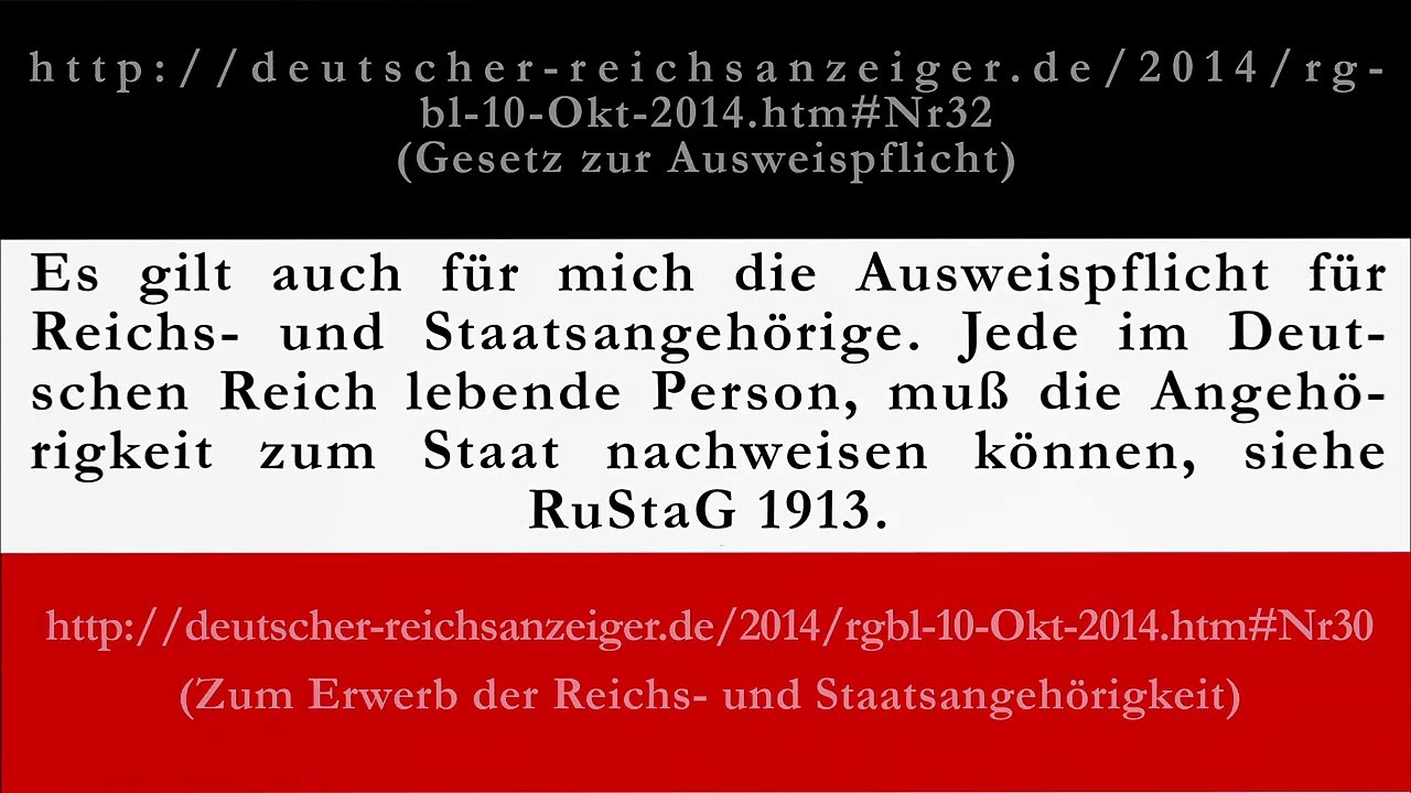 Meine Schritte zum souveranen Staatsangehorigen