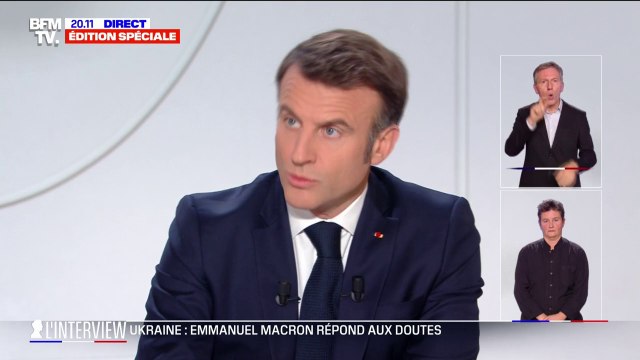 Emmanuel Macron sur l'envoi de troupes occidentales en Ukraine: On n'est pas dans cette situation-là aujourd'hui