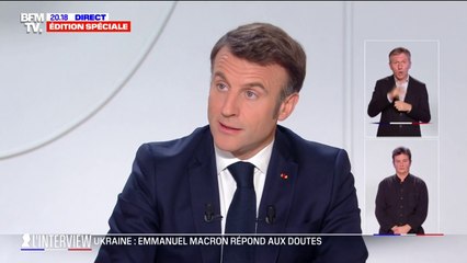 Emmanuel Macron: "Vous avez un régime au Kremlin qui s'est profondément durci"