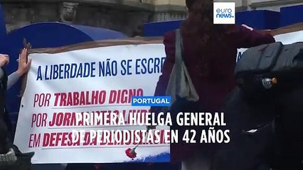 Los periodistas portugueses exigen mejores condiciones laborales en la primera huelga en 42 años