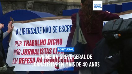 Greve geral de jornalistas paralisa mais de 40 órgãos de comunicação social