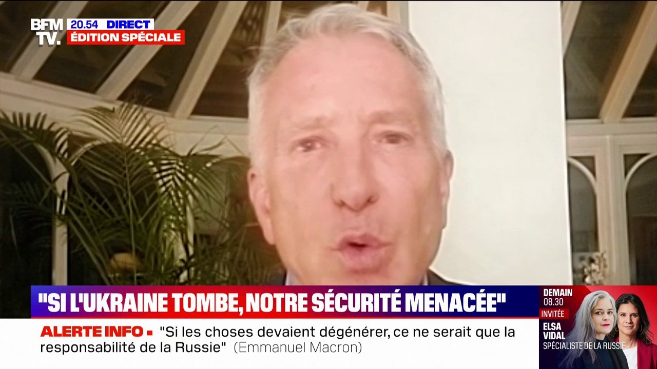Pour Philippe Ballard (RN), "les Français sont très loin d'être rassurés" après la prise de parole d'Emmanuel Macron sur le soutien à l'Ukraine