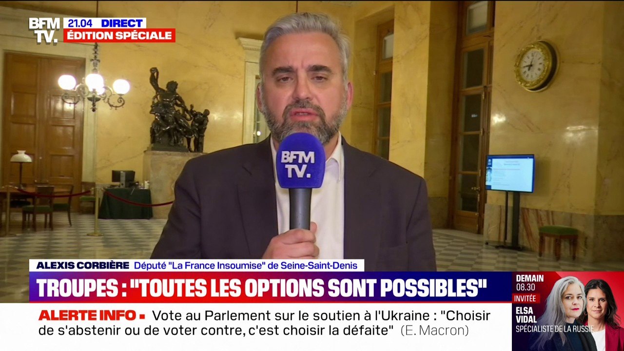 Alexis Corbière (LFI): "Emmanuel Macron confond campagne électorale en vue des Européennes et campagne militaire"