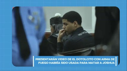 MP presenta video de El Dotolcito con supuesta arma usada para matar a Joshua Fernández