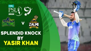 Splendid Knock By Yasir Khan | Multan Sultans vs Peshawar Zalmi | Match 31 | HBL PSL 9 | M1Z2U