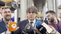 Carles Puigdemont celebra la aprobación de la amnistía en Estrasburgo