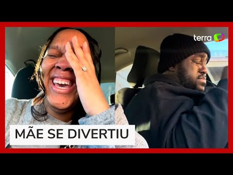Pai chora ao deixar filho de 3 anos em primeiro dia de aula