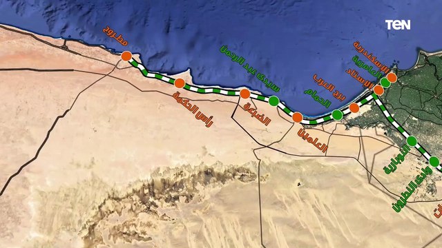 تصوير جوي لأعمال تنفيذ الخط الثاني للقطار السريع من أكتوبر حتى أبو سمبل