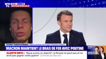 Oleksiy Goncharenko, député ukrainien, après l'interview d'Emmanuel Macron: 