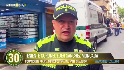 Sicario es capturado en flagrancia en el centro de Medellín